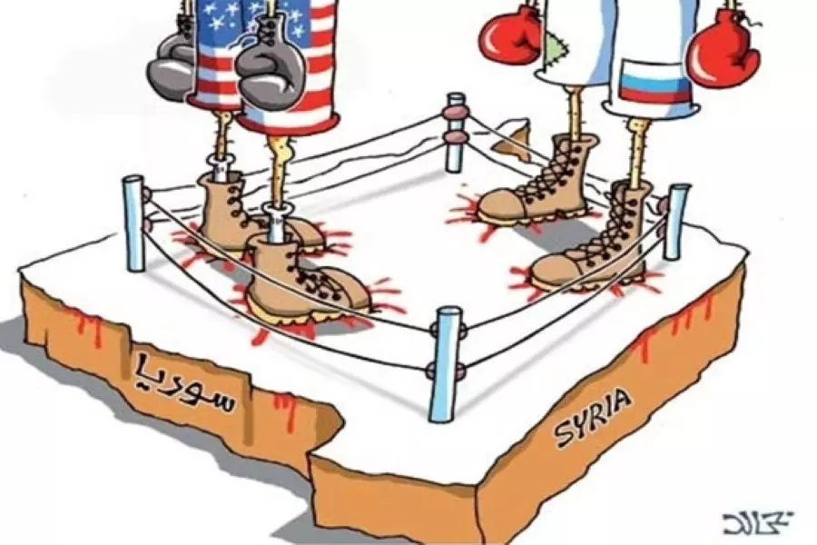 مركز ستراتفور : طبول الحرب بين أمريكا وروسيا تدق نواقيس الخطر في سوريا..وإسرائيل ستشارك