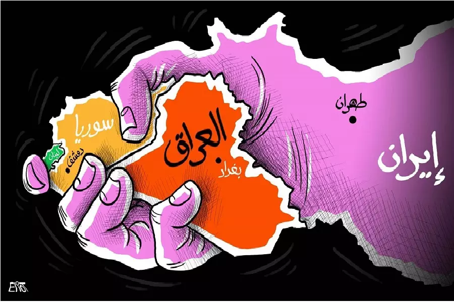 طريق واصل بين ايران ولبنان مروراً بالعراق وسوريا لتوسيع النفوذ الايراني