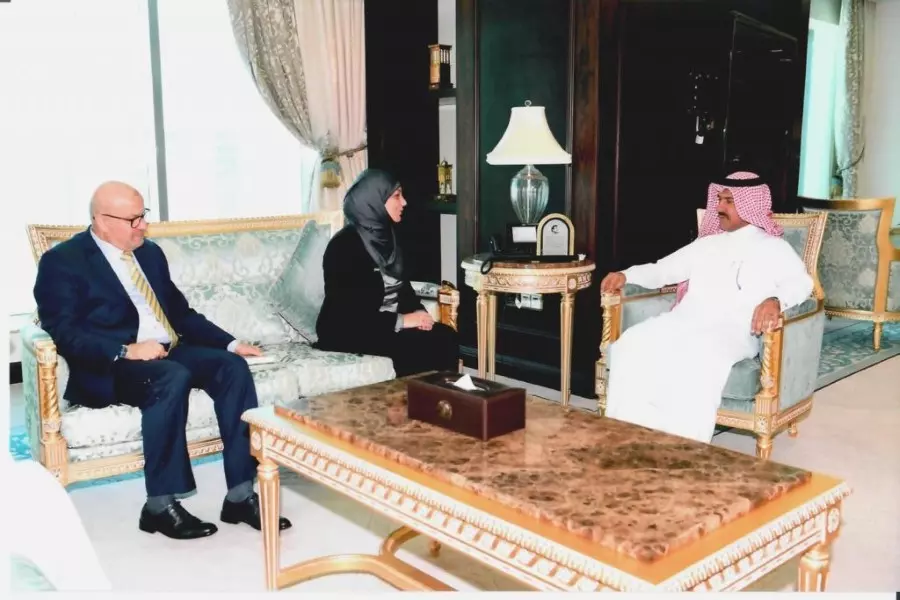 مسؤولة بالائتلاف تبحث مع الأمين العام لوزارة الخارجية القطرية أزمة إدلب الإنسانية
