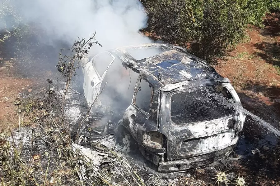 لمرة جديدة ... طائرة مسيرة تستهدف سيارة جنوب عفرين وتقتل من فيها