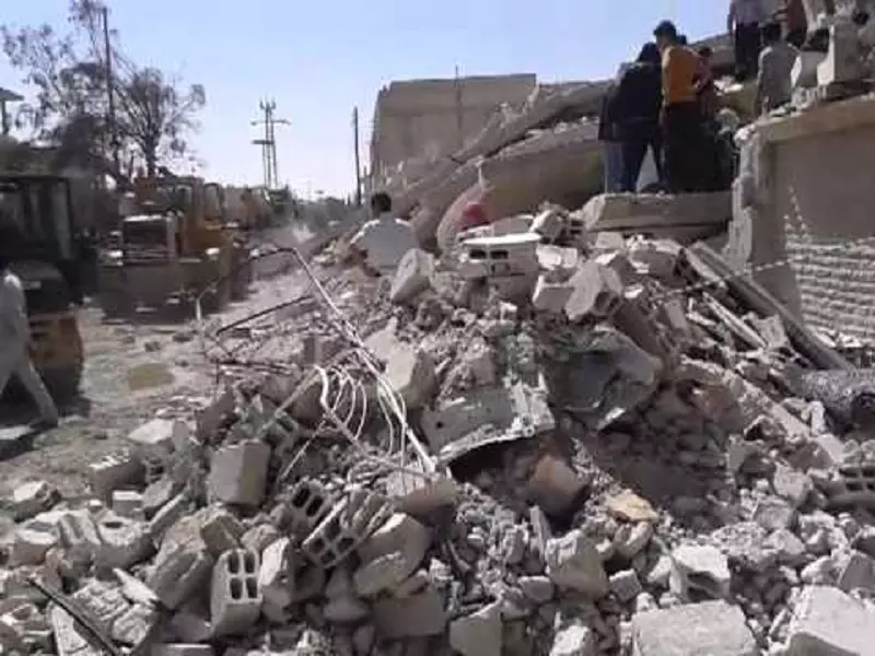 أضرار مادية بعد إنفجار لغم داخل سور مشفى جيرود