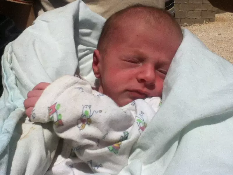 مخيم الزعتري... 28 مولود أثناء العاصفة (هدى)