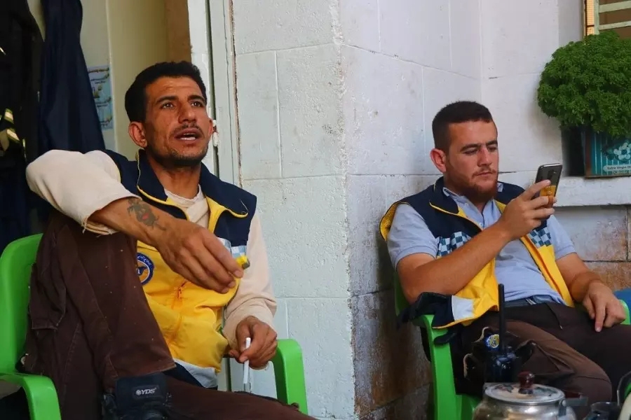 الطيران الروسي يكرر استهداف فرق "الخوذ البيضاء" بمعرة النعمان ويوقع جريحين من كوادرها