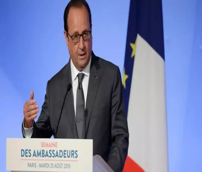 الرئيس الفرنسي فرنسوا أولاند... ليتحقق السلام في سوريا يجب أن يرحل الأسد