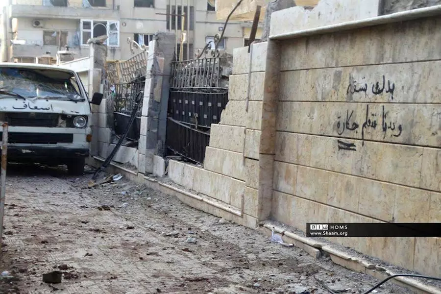 حي الوعر في مواجهة متجددة مع طيران الأسد الذي يخلف ستة شهداء حتى اللحظة