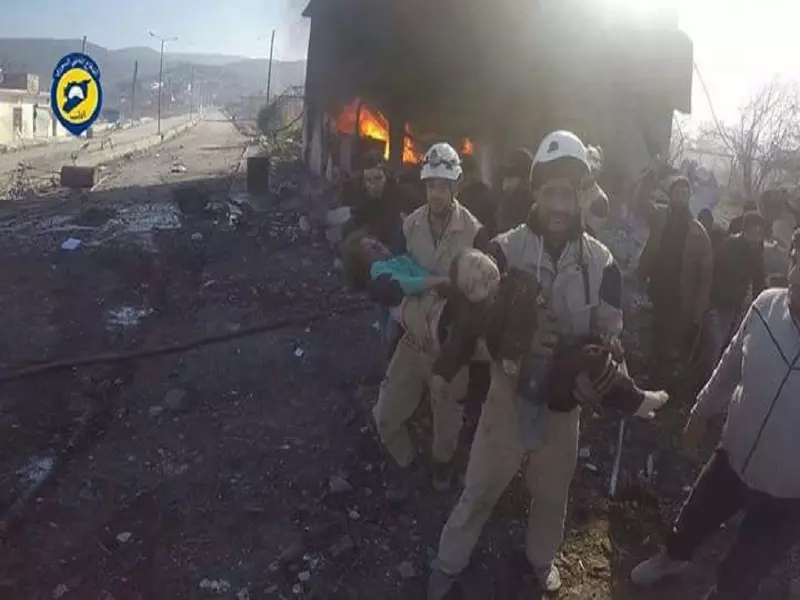 5 شهداء أحدهم جنين في رحم أمه بغارات روسية على بداما بريف جسر الشغور