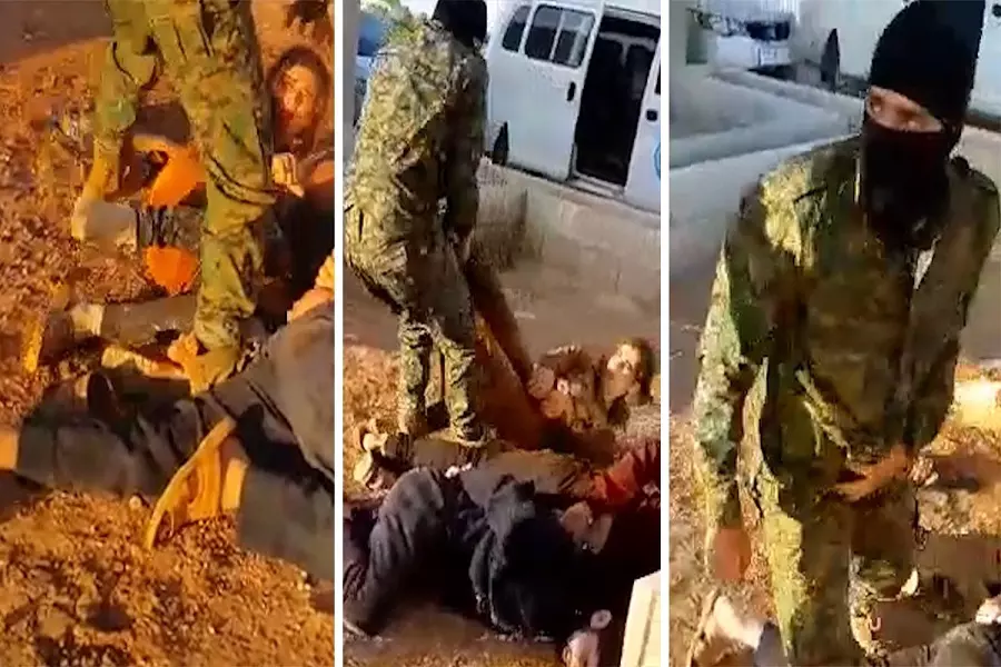 مقطع متداول لعناصر "قسد" تُهين شابين وفتاة قاصرين رفضوا التجنيد الإجباري