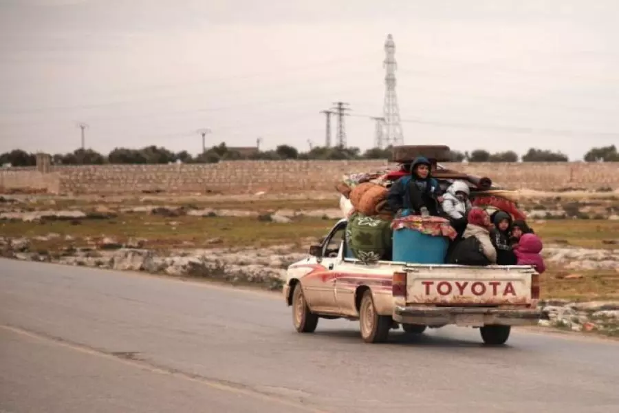 منسقو استجابة سوريا: نزوح أكثر (12,884نسمة) خلال 24 ساعة من ريف حلب