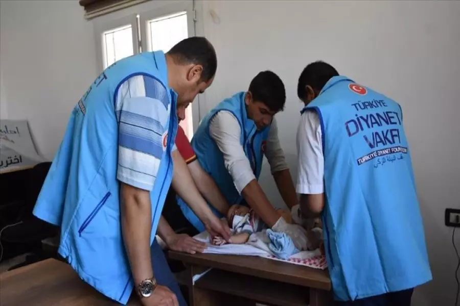 وقف الديانة التركي ينظم حفل "ختان" جماعي لمئات الأطفال في منطقة "درع الفرات"