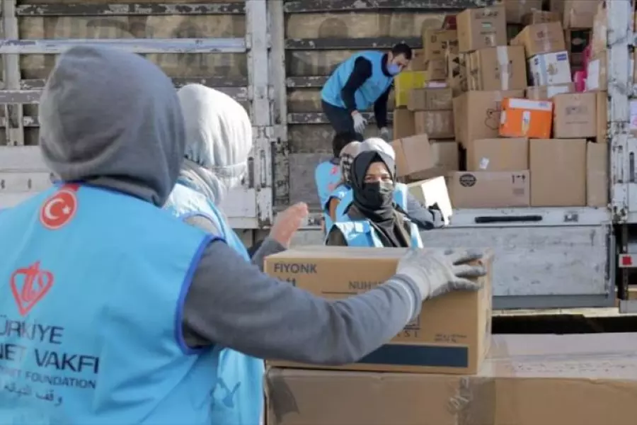 وقف الديانة التركي يطلق مشروع "لعبة وأمل" لضحايا الحرب من الأطفال بسوريا