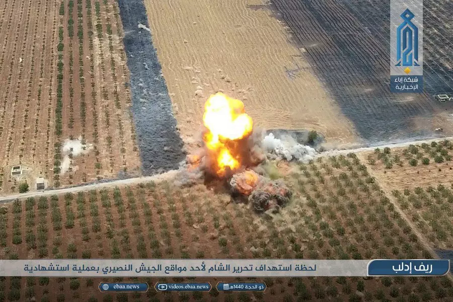 عربة مفخخة تفتك بعناصر النظام وروسيا على محور مدايا بإدلب