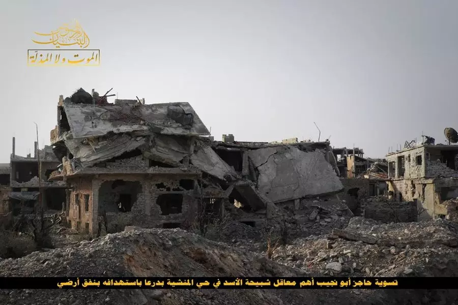 كتائب الثوار تحقق تقدما جديدا في حي المنشية .... وانهيار دفاعات الأسد