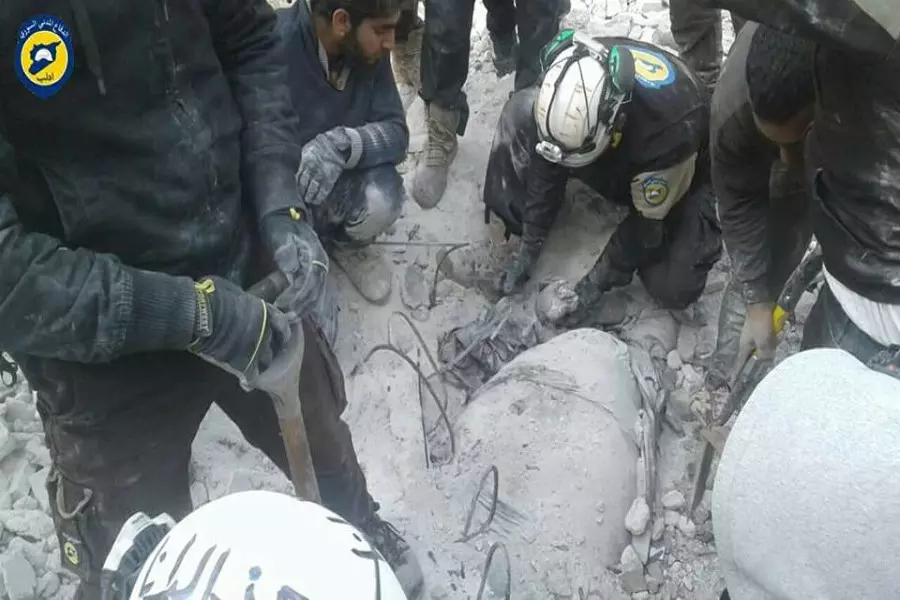 بـ 11641 استجابة الدفاع المدني في إدلب يختم عام 2016