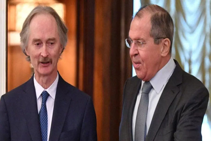 بيدرسون يلتقي لافروف غداً الجمعة في موسكو لبحث اللجنة الدستورية