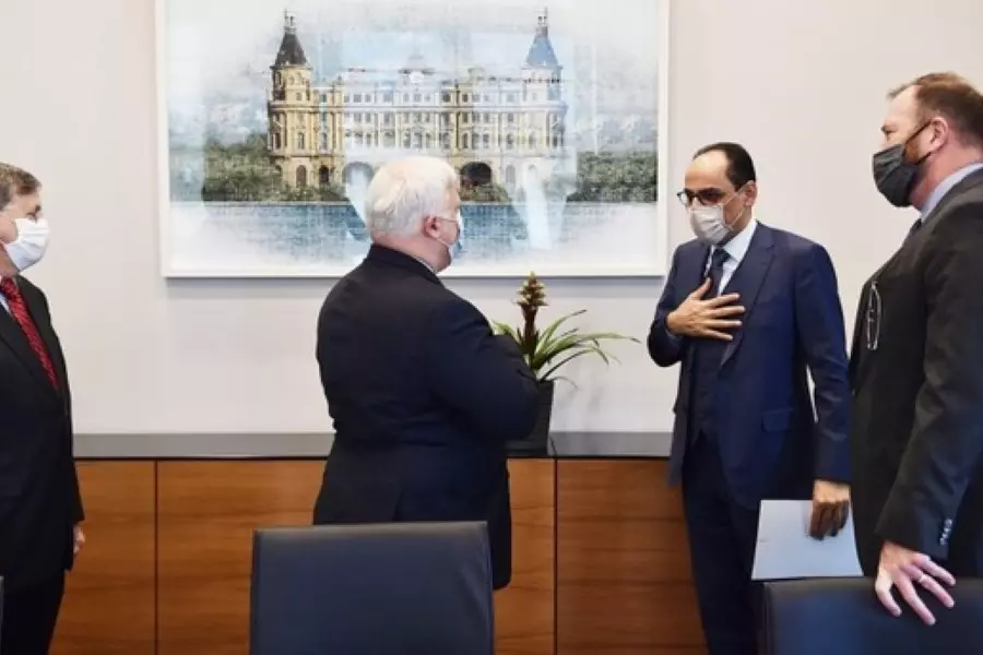 الرئاسة التركية: قالن ورايبورن بحثا الملف السوري بجميع أبعاده والتطورات في إدلب