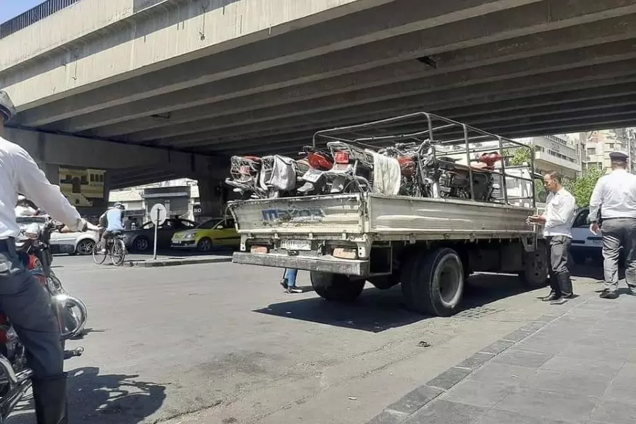 تتسبب بحوادث وتُحدث إزعاجاً .. النظام يبرر حملة حجز الدراجات النارية بدمشق