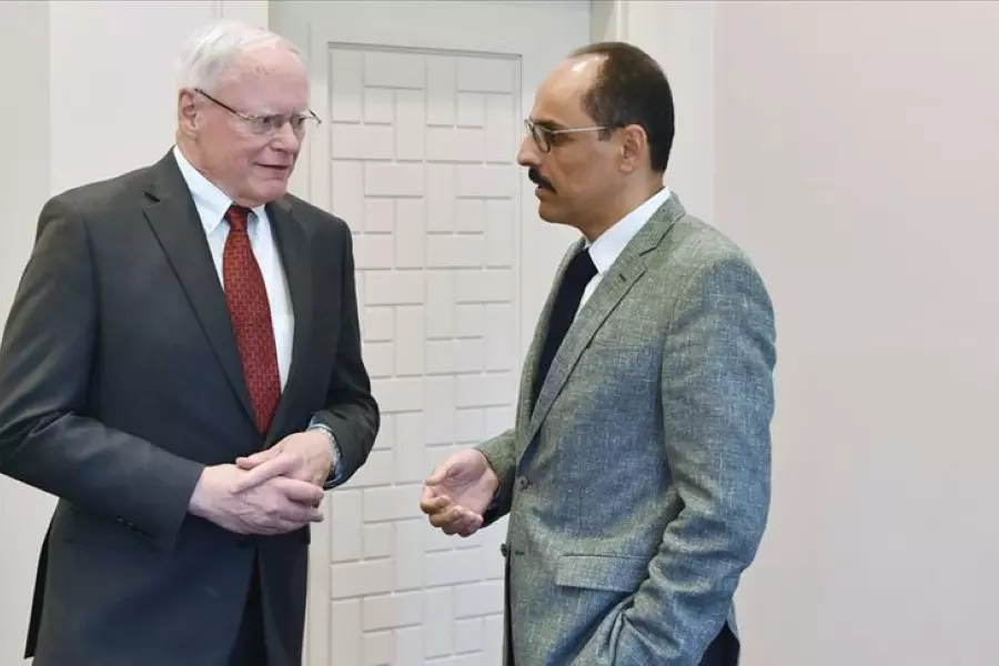 قالن لـ جيفري: المنطقة الآمنة لن تتم إلا من خلال خطة تلبي تطلعات أنقرة