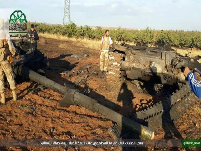 الثوار في سوريا يحيون الذكرى "63" لميلاد فلاديمير بوتين على طريقتهم في ريف حماة