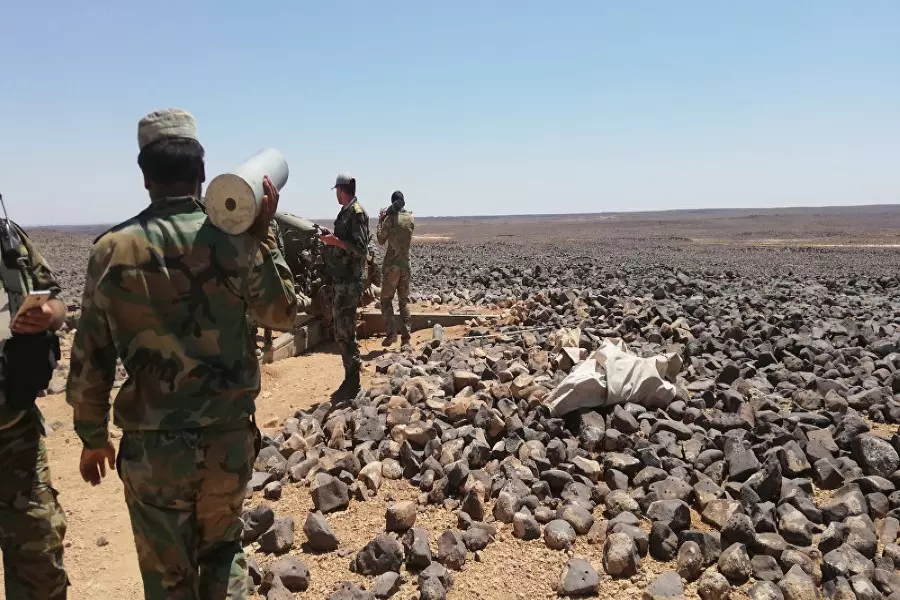 قوات الأسد تصد محاولات تسلل لخلايا تنظيم الدولة في منطقة الصفا شرق السويداء