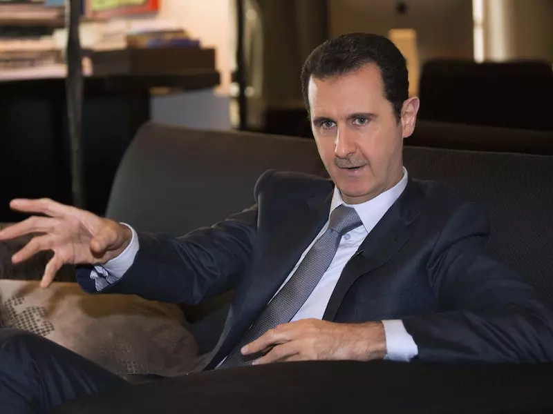 بشار إذ يستجدي التحالف مع أمريكا!!