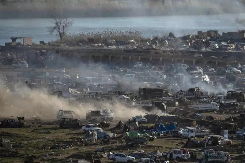 صحيفة تفضح الجيش الأمريكي "قتل عشرات المدنيين بضربتين في الباغوز وتستر عليها"