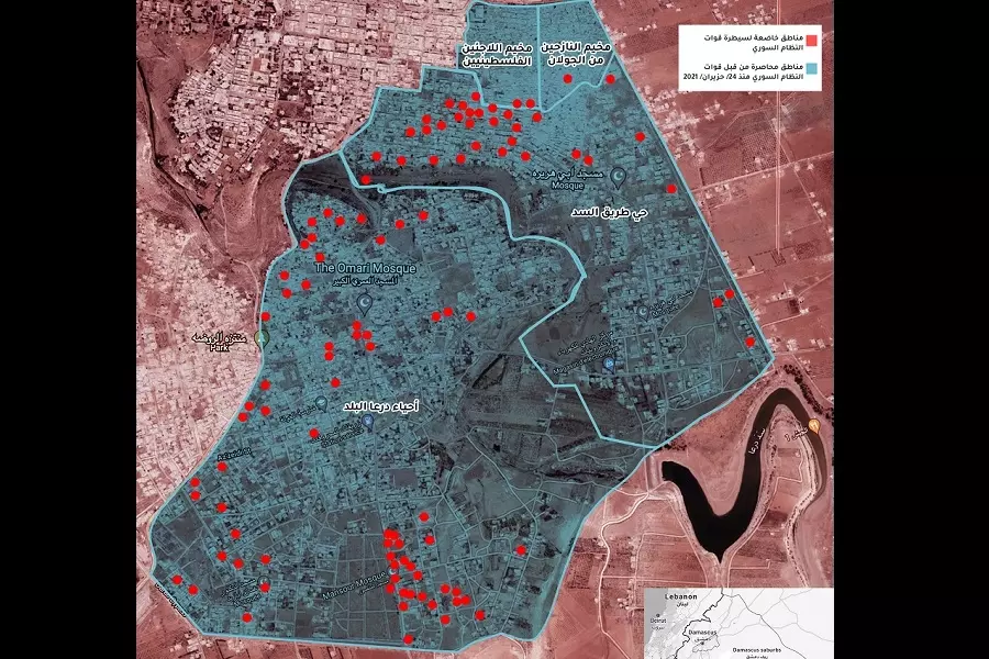 لوأد أية معارضة .. تقرير حقوقي يوثق انتهاكات واسعة مارسها نظامي الأسد وإيران بدرعا