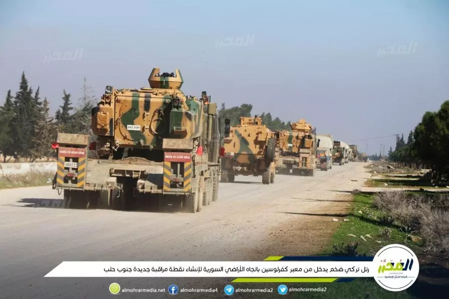 خلاف روسي تركي بإدلب .. الأول يصعد حملته والأخير يدفع بتعزيزات كبيرة للمنطقة