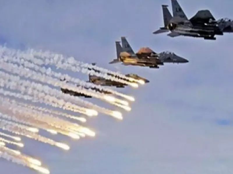 سبع غارات للتحالف على سورية