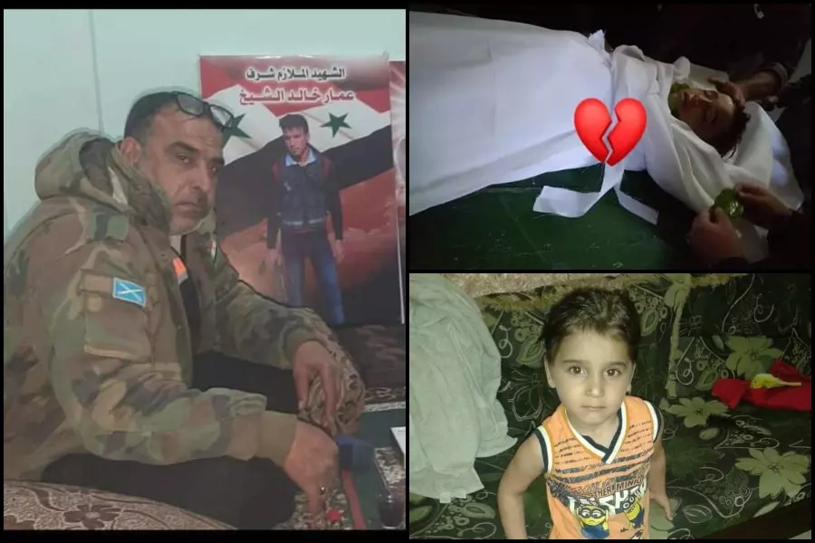 عسكري في قوات الأسد يتباهى بقتل طفل تحت التعذيب في حماة ويوثق جريمته بالصور والفيديو