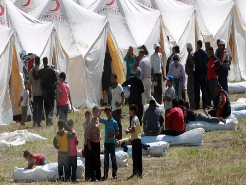 مخيمات بلدة (أطمة)... تنفذ إضراباً مفتوحاً عن الطعام