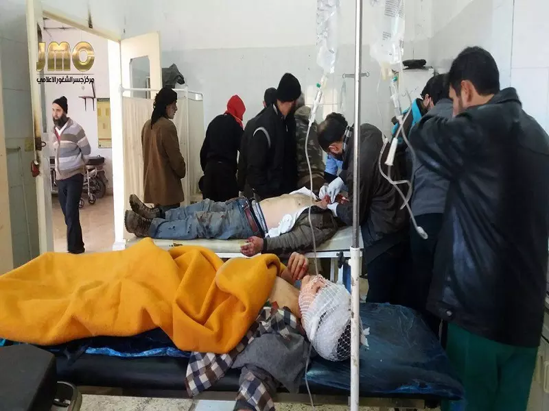 جرحى وحالات خطرة بقصف روسي استهدف مدينة جسر الشغور بإدلب