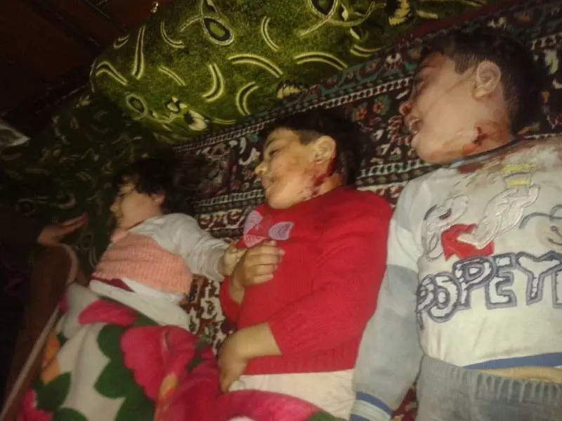 رجل يقتل زوجته وأولاده في إحدى قرى إدلب