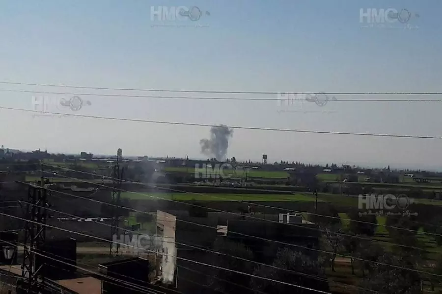 غارات جوية على بلدة تلدو بحمص توقع شهداء وجرحى