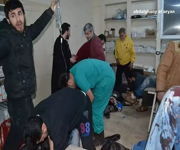 شهداء وجرحى بقصف صاروخي استهدف مدينة سلقين بإدلب