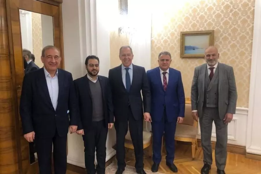 لافروف يلتقي وفد من منصتي "موسكو والقاهرة"