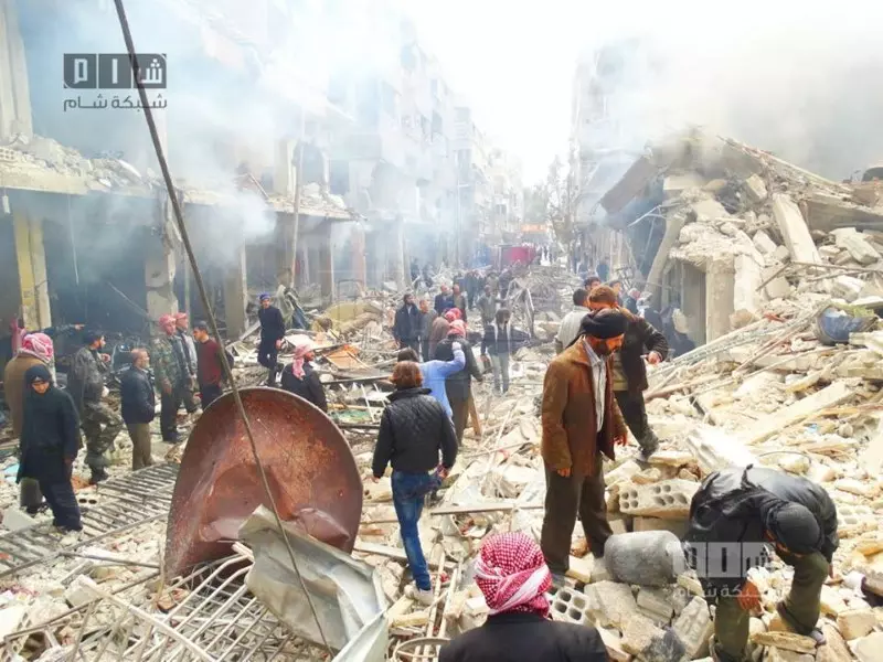 الائتلاف الوطني السوري... نظام الأسد قرر إبادة مدينة دوما