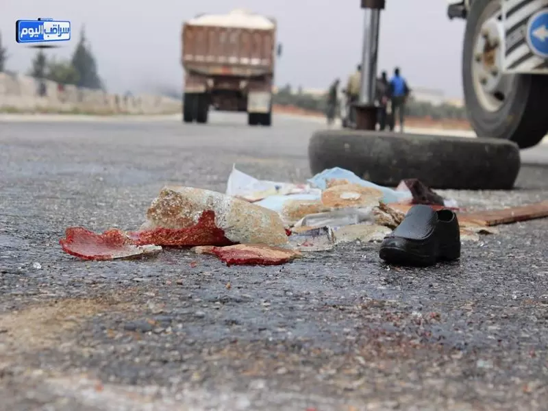 أطفال صغار ضحية العبوات الناسفة على أطرف مدينة سراقب