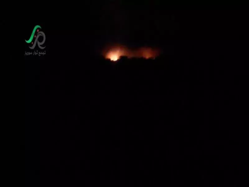 شهداء وجرحى بغارات عنقودية للعدوان الروسي على تلبيسة ليلا