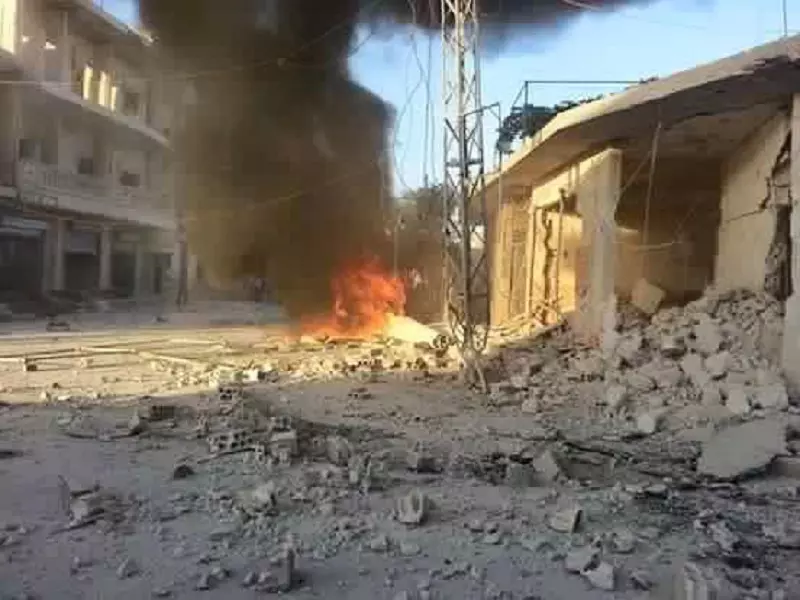 غارات عديدة على الريف الادلبي المحرر ... و مجزرة في كفرموس