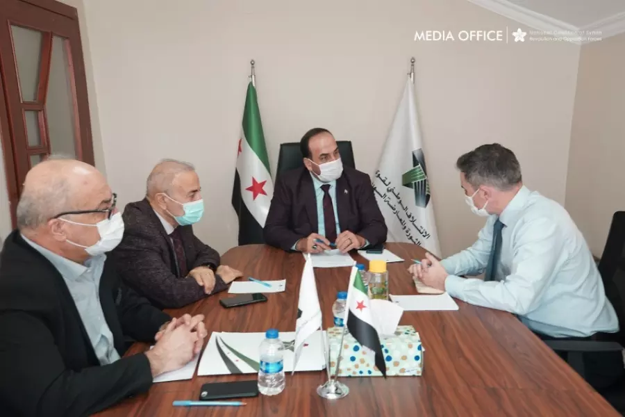 رئيس الائتلاف يلتقي المبعوث الكندي إلى سوريا