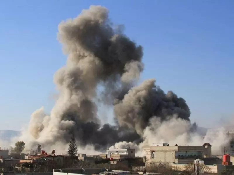 مجزرة مروعة يرتكبها طيران الأسد في الحسكة