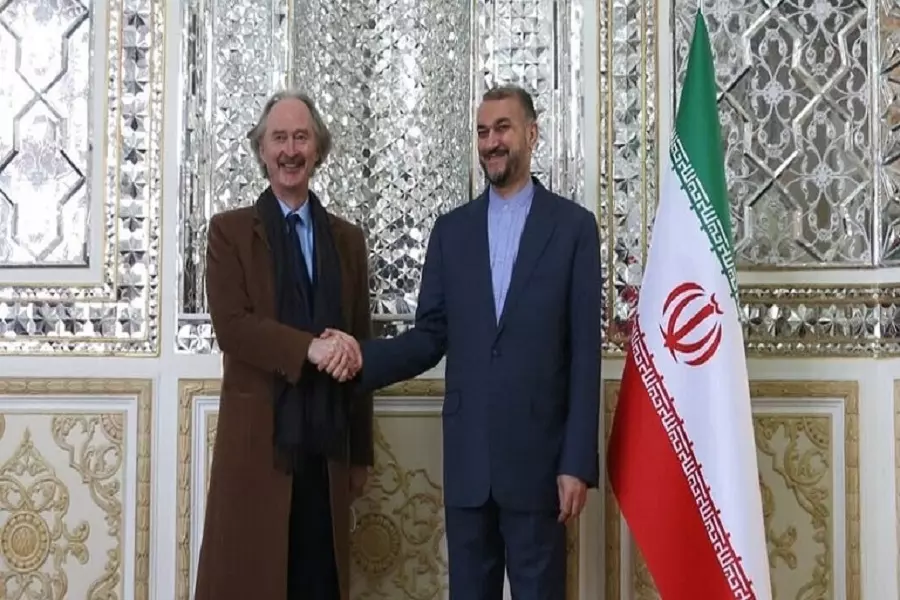 بيدرسون من طهران: لا حديث عن تغيير النظام في سوريا ..!!