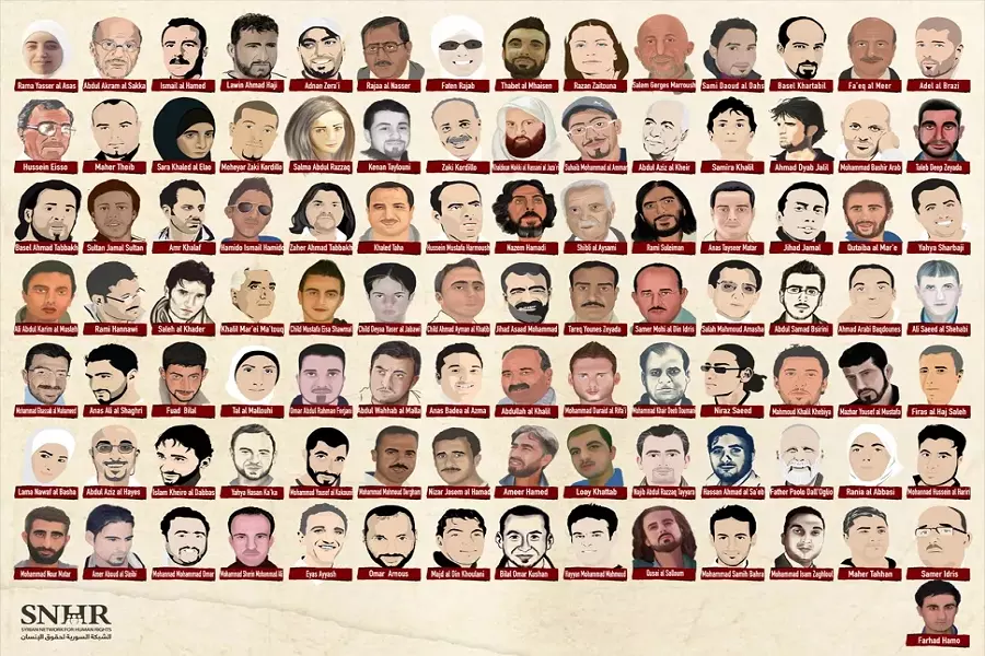 في اليوم العالمي ... "الشبكة السورية" تصدر التقرير السنوي التاسع عن الاختفاء القسري في سوريا