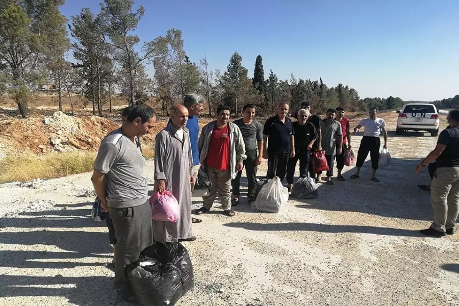 الجيش الوطني يجري عملية تبادل مع نظام الأسد شرقي حلب ويستلم 9 معتقلين