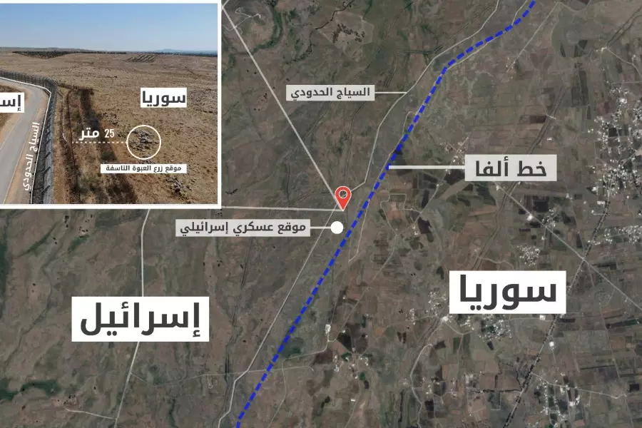 الجيش الإسرائيلي يعثر على أسلحة أثناء تمشيطه مكان عملية زرع العبوات الناسفة بالجولان