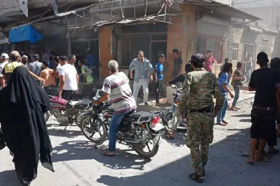 شهيد وجرحى مدنيون بانفجار دراجة نارية مفخخة بجرابلس