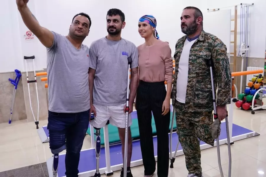 بشروط .. مشروع لـ"أسماء الأخرس" يطلق "بطاقة ذكية" لجرحى قوات الأسد