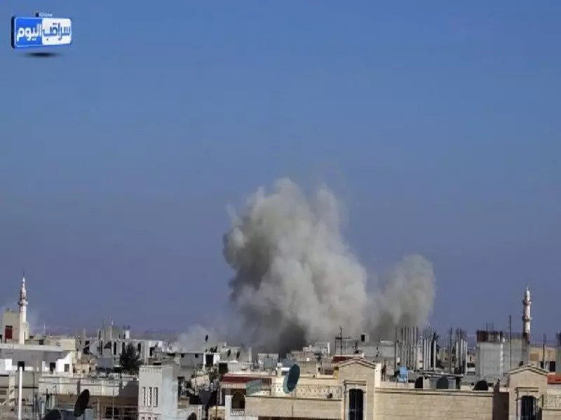 مجزرة جديدة يرتكبها طيران الأسد في سراقب