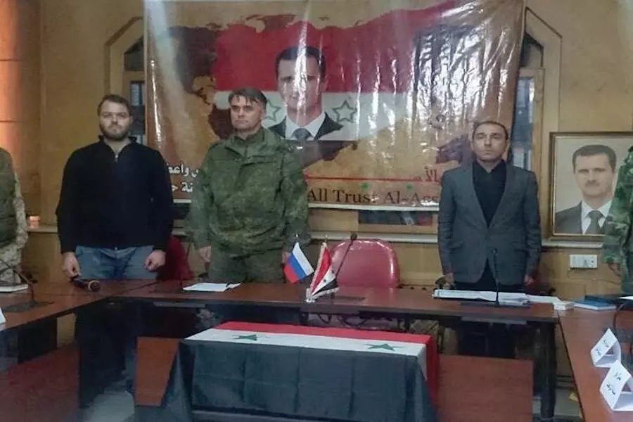 المليشيات الكردية الانفصالية و نظام الأسد يوقعان اتفاق مصالحة في ريف حلب برعاية روسيا !!