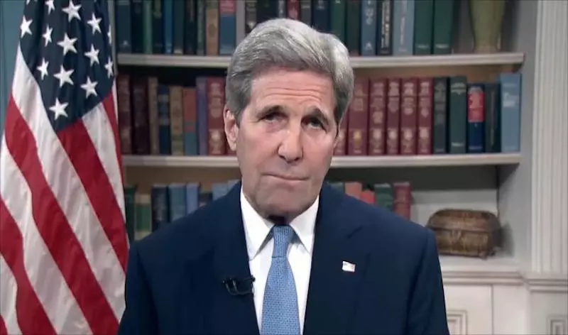 كيري لـ "الشعب السوري" : المفاوضات تستهدف التوصل لحل سياسي فلا حل عسكري